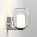 Aquina 1 Light 7.17 inch Polished Chrome Bathroom Wall Light