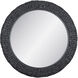 Athena 40.25 X 40.25 inch Matte Black with Black Seagrass Wall Mirror