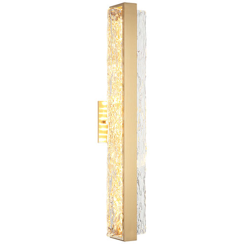 Niagara LED 26.8 inch Aged Gold Brass Vanity Light Wall Light
