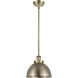 Ballston Urban 1 Light 10 inch Antique Brass Pendant Ceiling Light