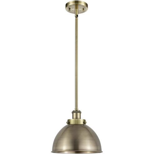 Ballston Urban 1 Light 10 inch Antique Brass Pendant Ceiling Light