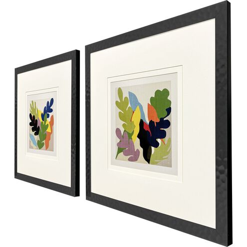 Eclectic Garden Multi and Green and Red and Yellow Framed Art