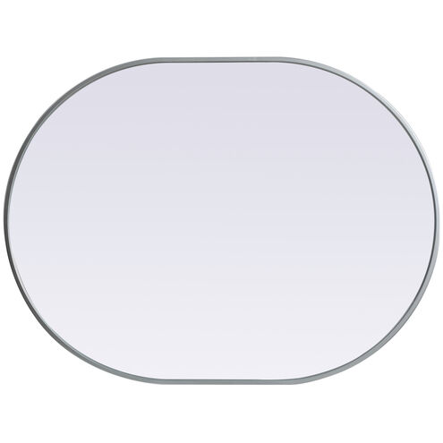 Asha 40 X 30 inch Silver Mirror in 30 x 40
