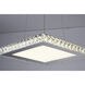 Canada LED 20.4 inch Chrome Chandelier Ceiling Light
