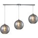 Watersphere 3 Light 36.00 inch Island Light