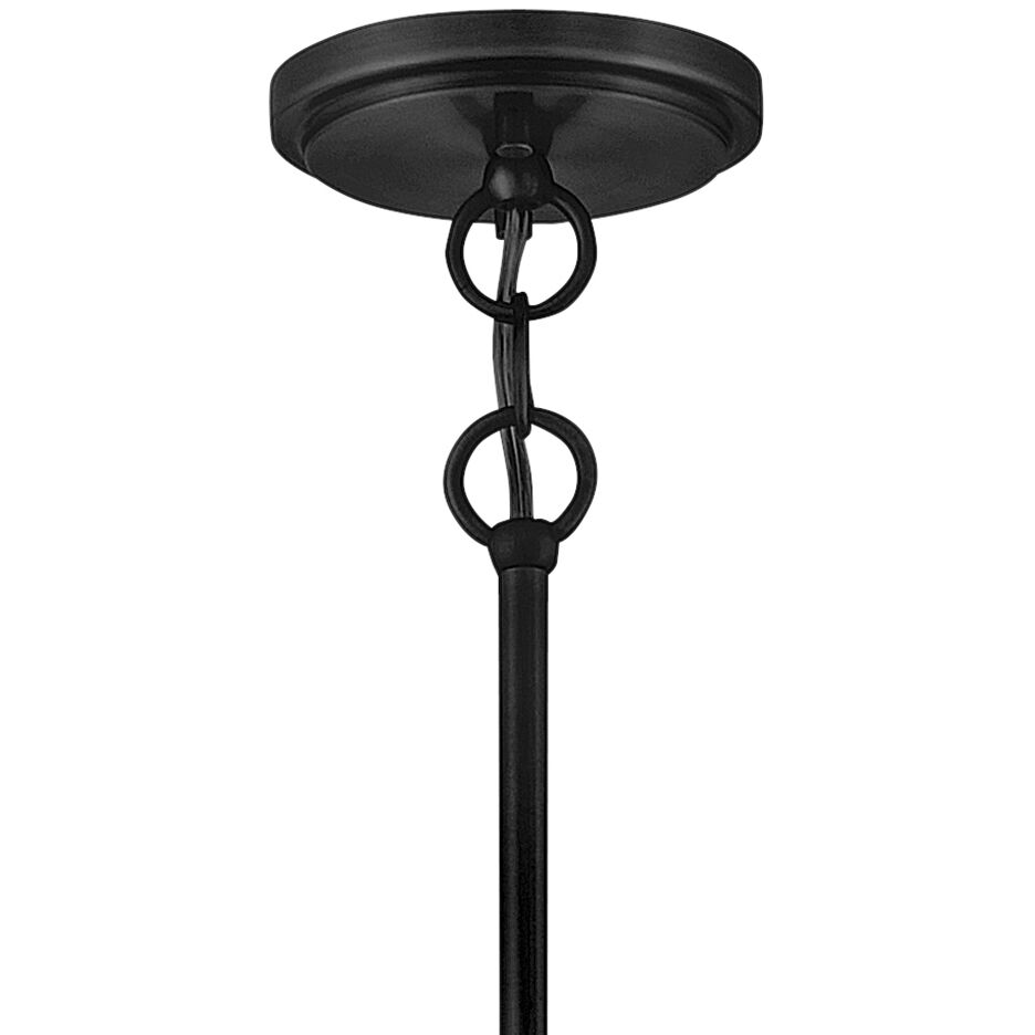 Clarke 4 Light 24.5 inch Black Chandelier Ceiling Light