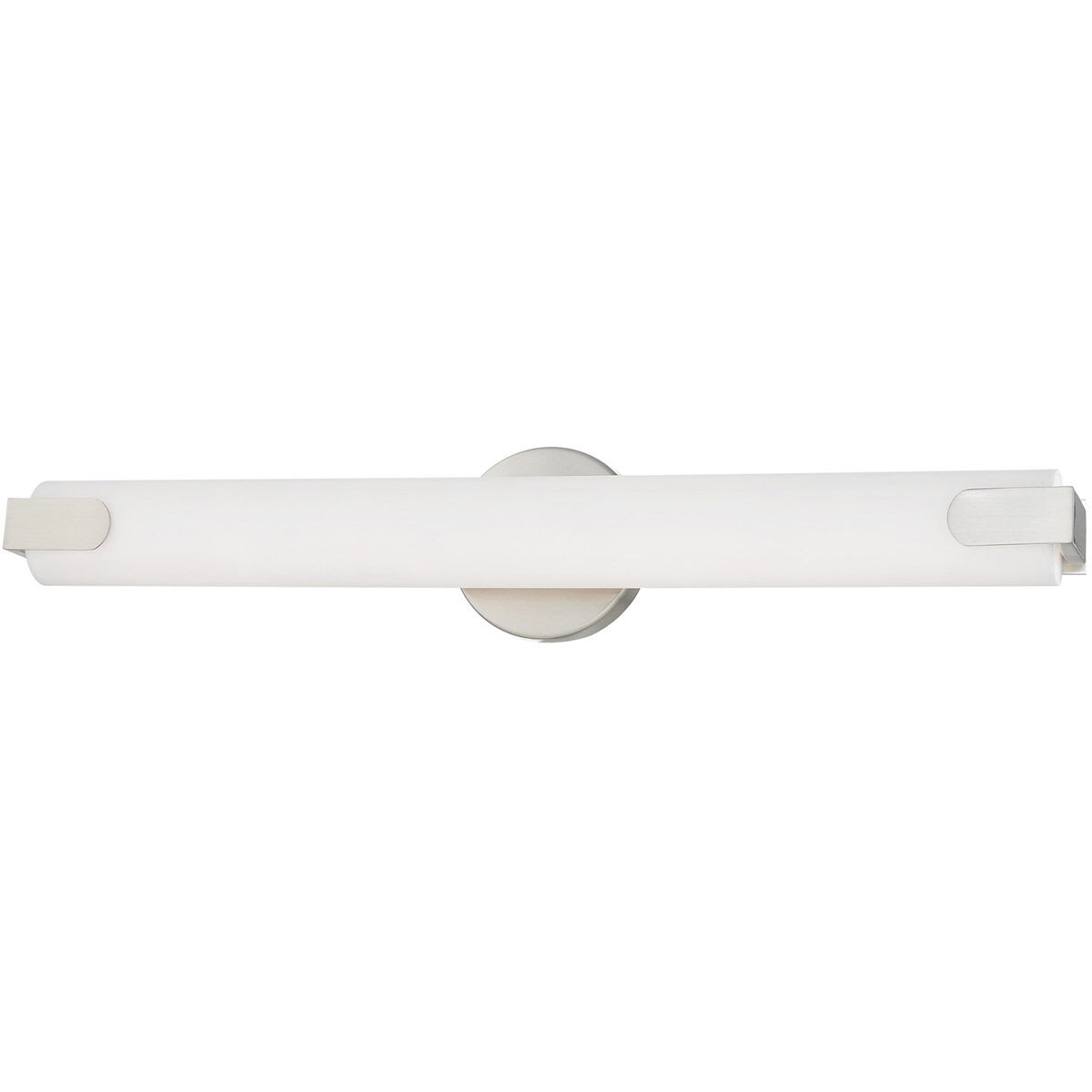 Lund LED 4 inch Brushed Nickel ADA Bath Vanity Wall Light