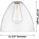 Downtown Urban Crown Point 1 Light 12 inch Satin Nickel Pendant Ceiling Light