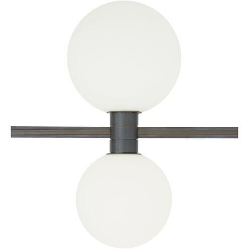 Sean Lavin Orbs Antique Bronze Low-Voltage Track Head Ceiling Light, Integrated LED