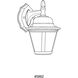 Westport LED LED 10 inch Textured Black Outdoor Wall Lantern in Integrated LED, Etched Seeded, Small, Progress LED