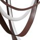 Ayers LED 43.25 inch Champagne Gold and Black and Brown Chandelier Ceiling Light