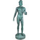 Standing Greek Warrior 36 X 15.25 inch Bronze Sculpture
