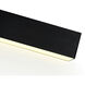 Krista LED 47 inch Satin Black Pool Table Light Ceiling Light