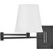 Beale 1 Light 7 inch Black Sconce Wall Light