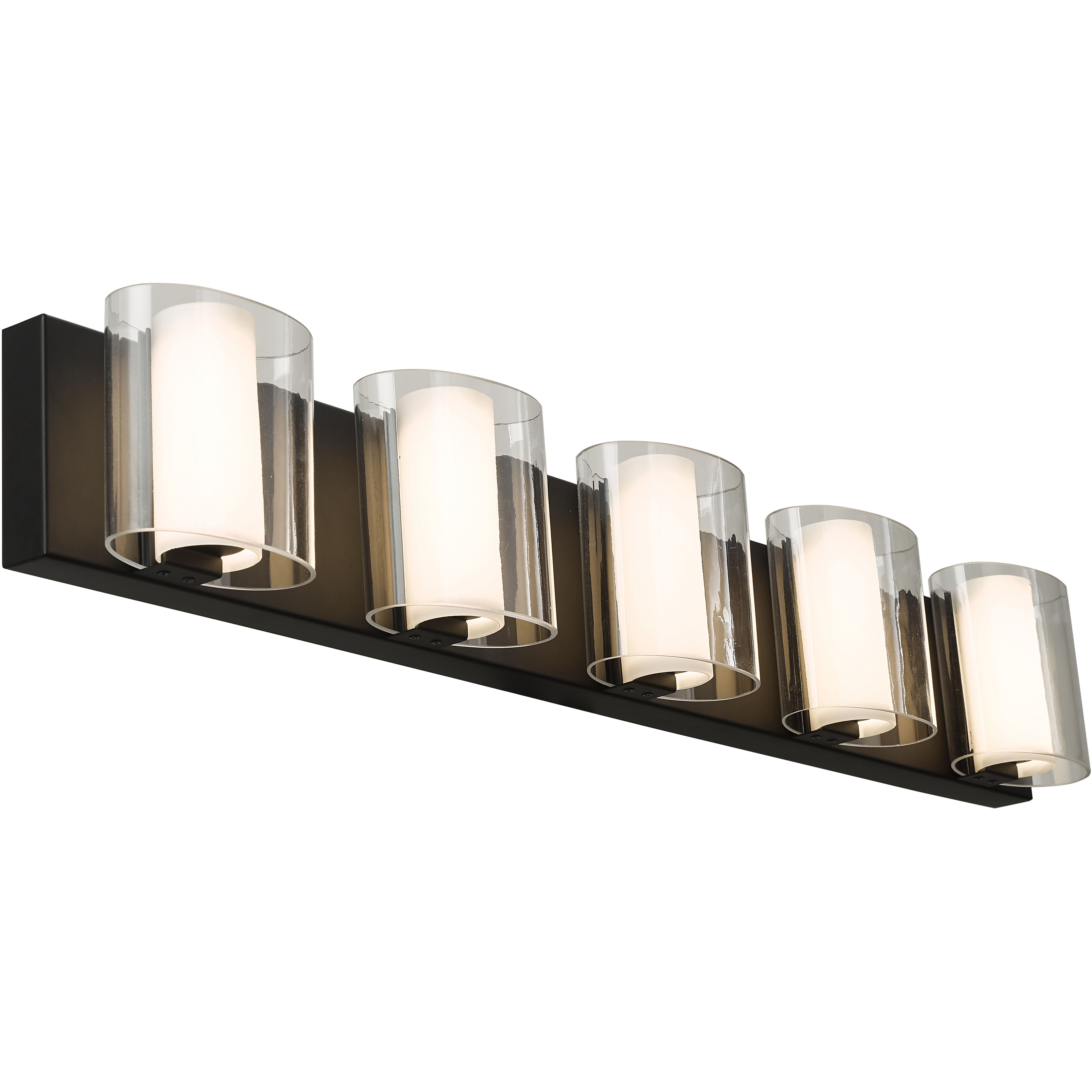 Zoe LED 32 inch Black Bath Vanity Light Wall Light