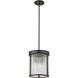 Carnaby 3 Light 10 inch Matte Black Pendant Ceiling Light