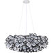 Canada LED 31 inch Black & White LED Chandelier Ceiling Light
