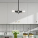 Copenhagen 3 Light 13 inch Black Mini Chandelier Ceiling Light