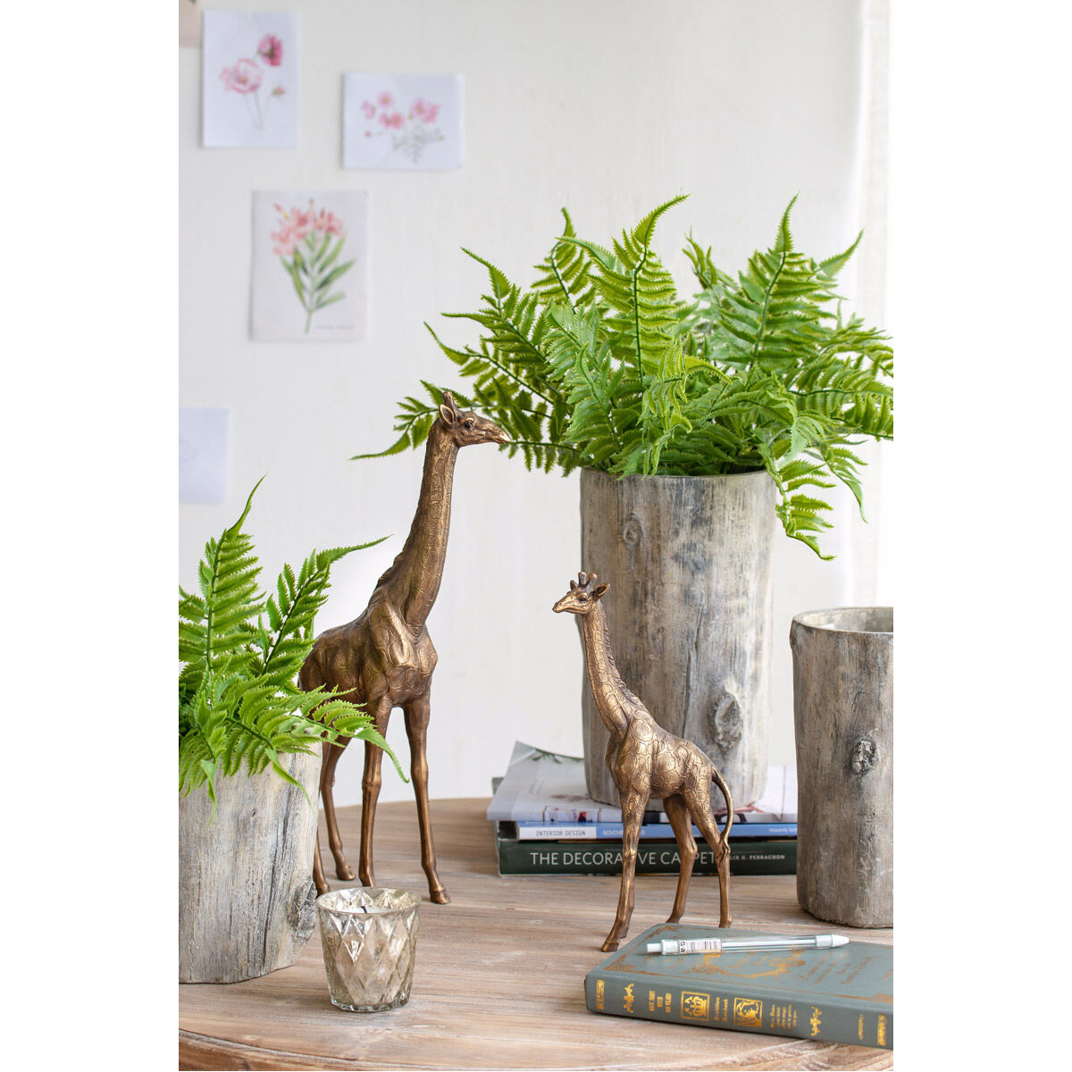 Small Giraffe 11 X 6 inch Decorative Statue