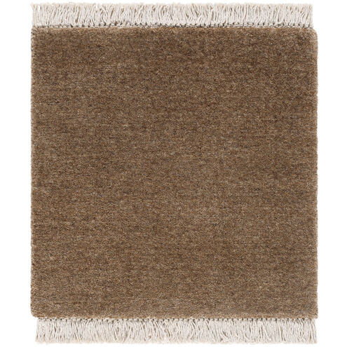 Evergreen 120 X 36 inch Brick/Eggplant/Prairie Dust/Pearl/Chocolate Handmade Rug in 3 x 10