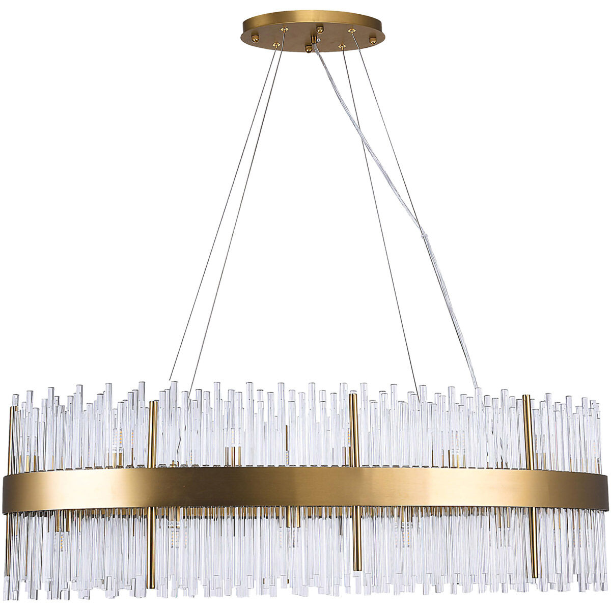 Canada 24 Light 20 inch Gold Chandelier Ceiling Light