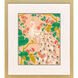 Peacock Paradise II Orange and Green and Red and Pink Framed Art, Propac