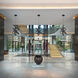 Kinetic LED 28 inch Black Pendant Ceiling Light in 28in.
