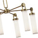Wynwood 6 Light 32.13 inch Vintage Brass Chandelier Ceiling Light