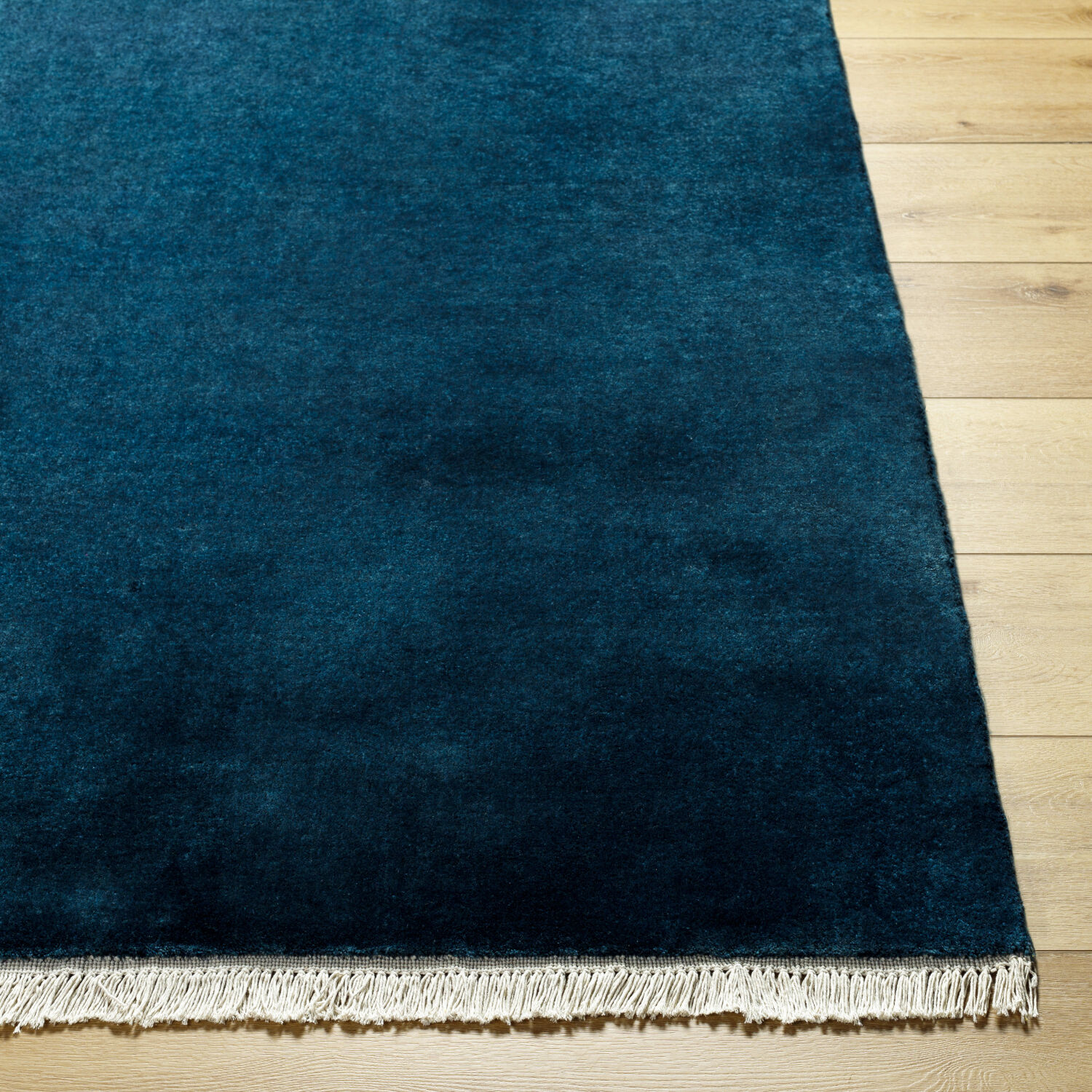 Evergreen 120 X 96 inch Midnight Blue/Marine Blue Handmade Rug in 8 x 10