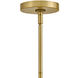 Oberon 8 Light 48 inch Heritage Brass Chandelier Ceiling Light
