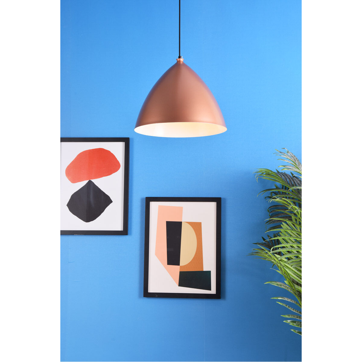 Kenneth 1 Light 13.5 inch Honey Gold Pendant Ceiling Light