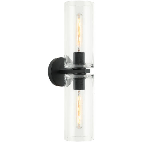 Lincoln Wall Sconce Wall Light in Matte Black
