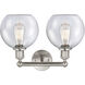 Athens 2 Light 17 inch Satin Nickel Bath Vanity Light Wall Light in Seedy