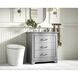 Knox 30 X 34 inch Grey Bathroom Vanity Cabinet