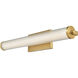 Macie LED 24 inch Brushed Brass Bath Vanity Light Wall Light