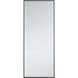 Monet 60 X 24 inch Black Wall Mirror