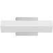 Signature 1 Light 13 inch Brushed Steel Vanity Light Wall Light, Small