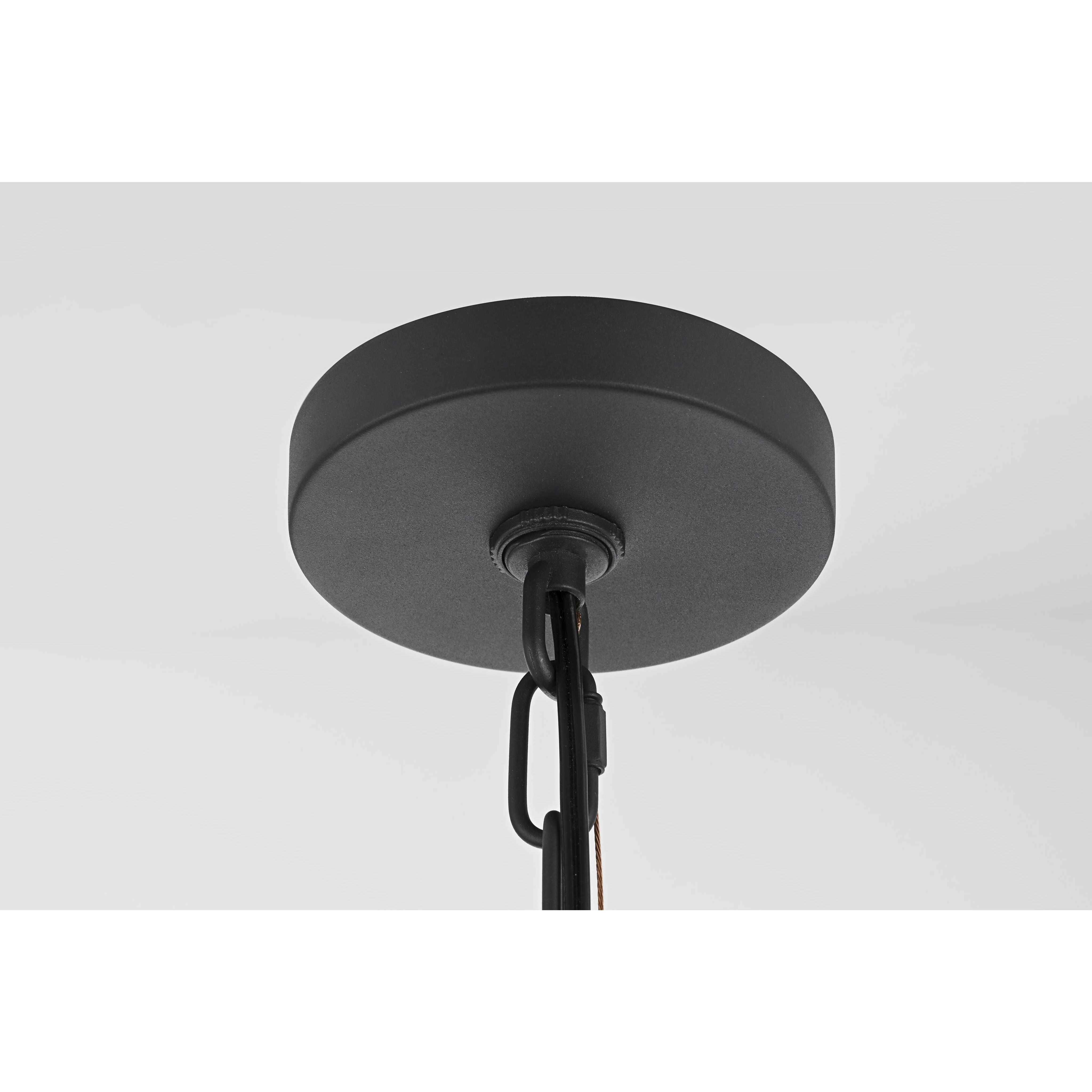 Riggs 3 Light 8 inch Black Outdoor Pendant