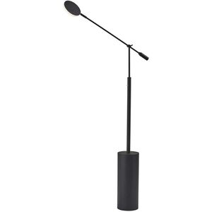 Grover 46 inch 10.00 watt Black LED Floor Lamp Portable Light