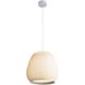 Tela LED 17.75 inch Sand Yellow Pendant Ceiling Light