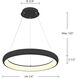 Cortana LED 24.25 inch Black Pendant Ceiling Light