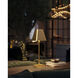 Gadabout 20 inch 3 watt Polished Brass Cordless Table Lamp Portable Light