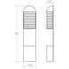 Lighthouse LED 9 inch Textured Gray Sconce Wall Light