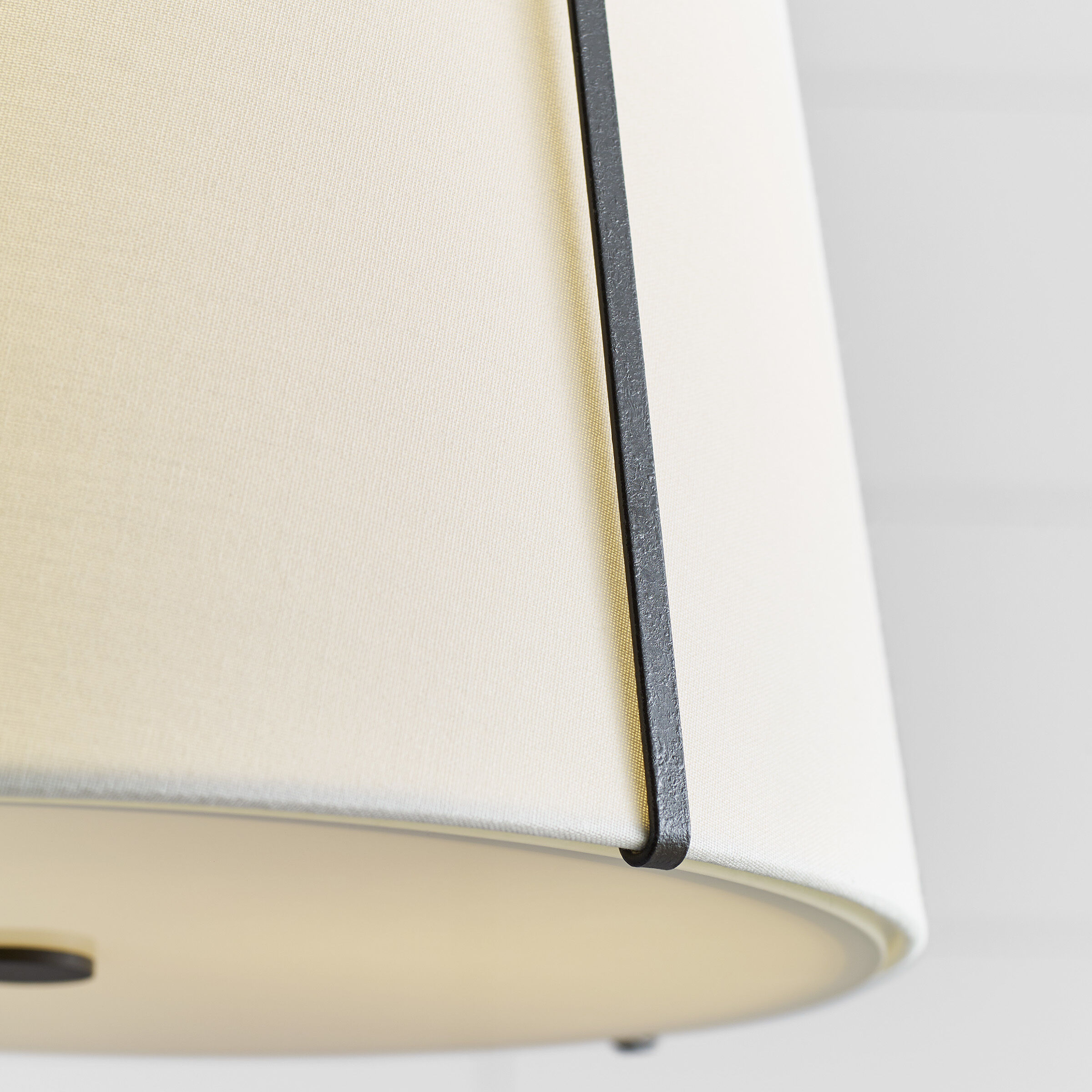 AH by Alexa Hampton Leander 3 Light Smith Steel Pendant Ceiling Light