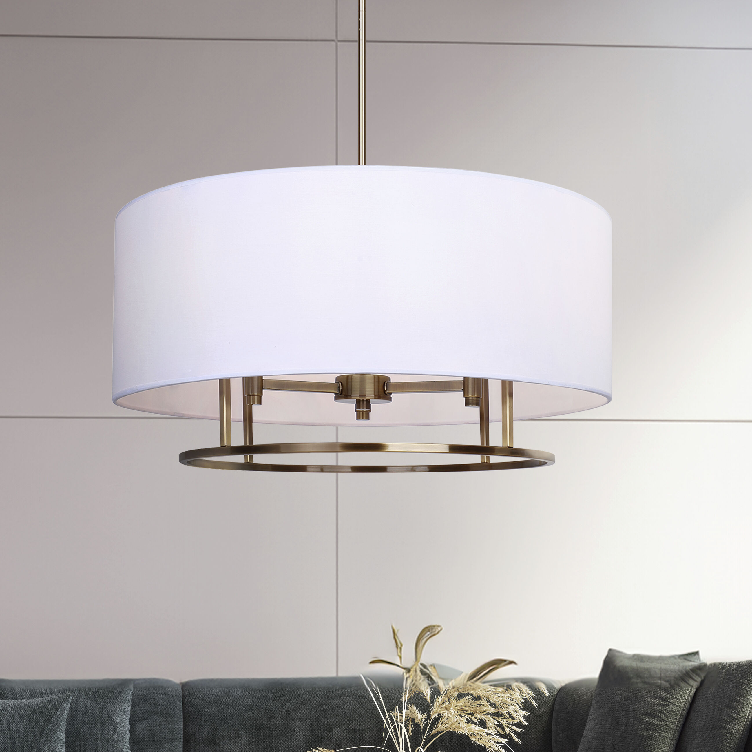 Bonnie 3 Light 24 inch Gold Chandelier Ceiling Light