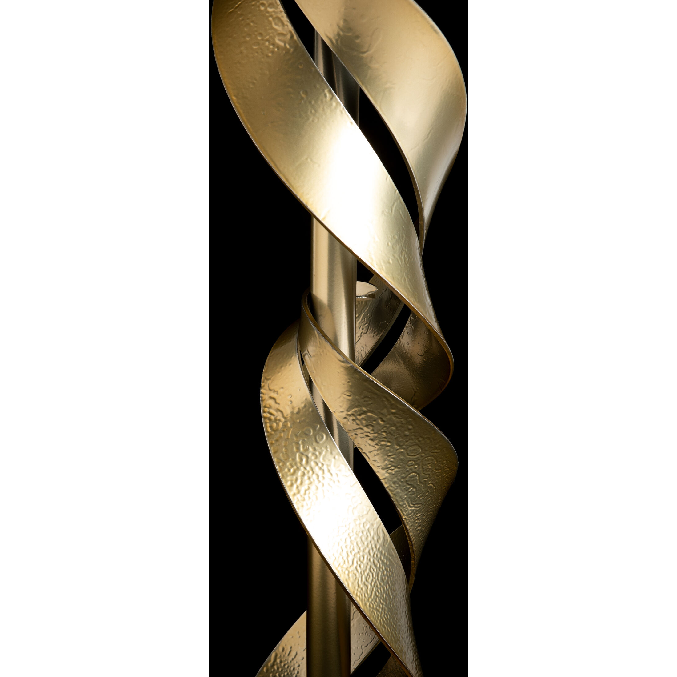 Folio 18.4 inch Modern Brass Accent Table, Glass Top