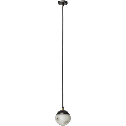 Metro 1 Light 7 inch Oil Rubbed Bronze Pendant Ceiling Light