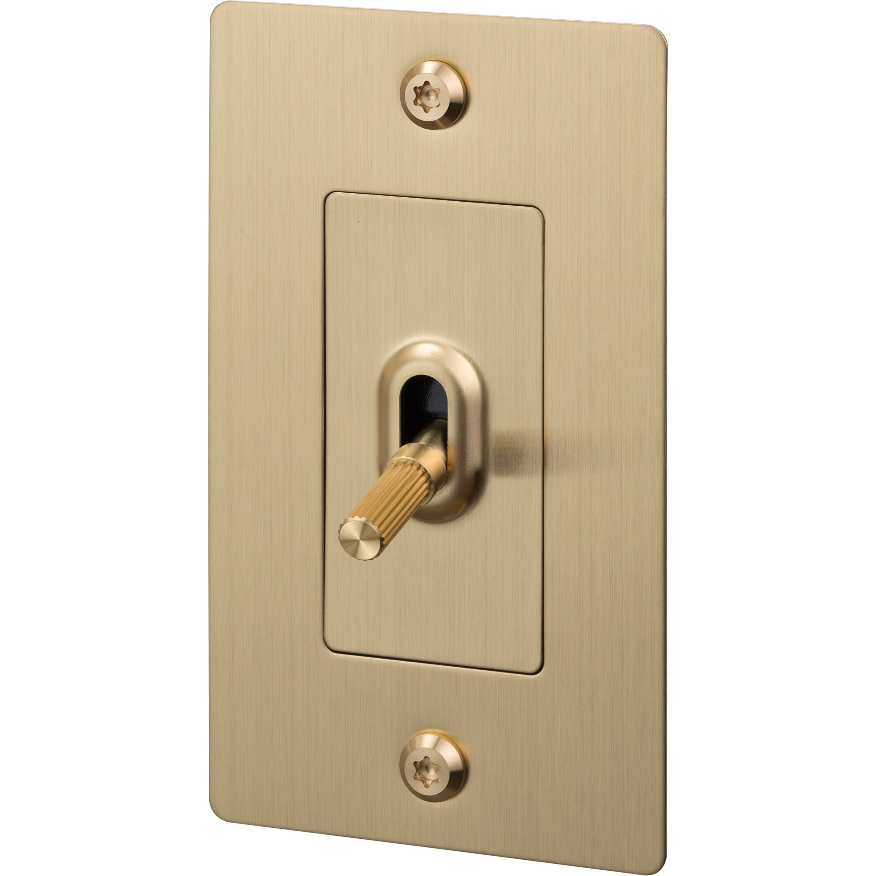 1G Toggle 120-277 Brass Light Switch