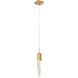 Canada 1 Light 5 inch Gold Single Pendant Lighting Ceiling Light