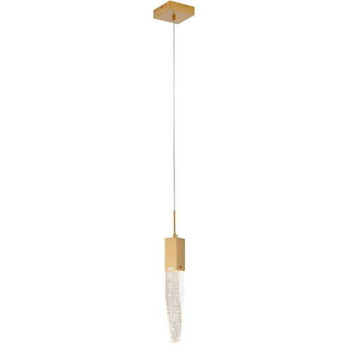 Canada 1 Light 5 inch Gold Single Pendant Lighting Ceiling Light
